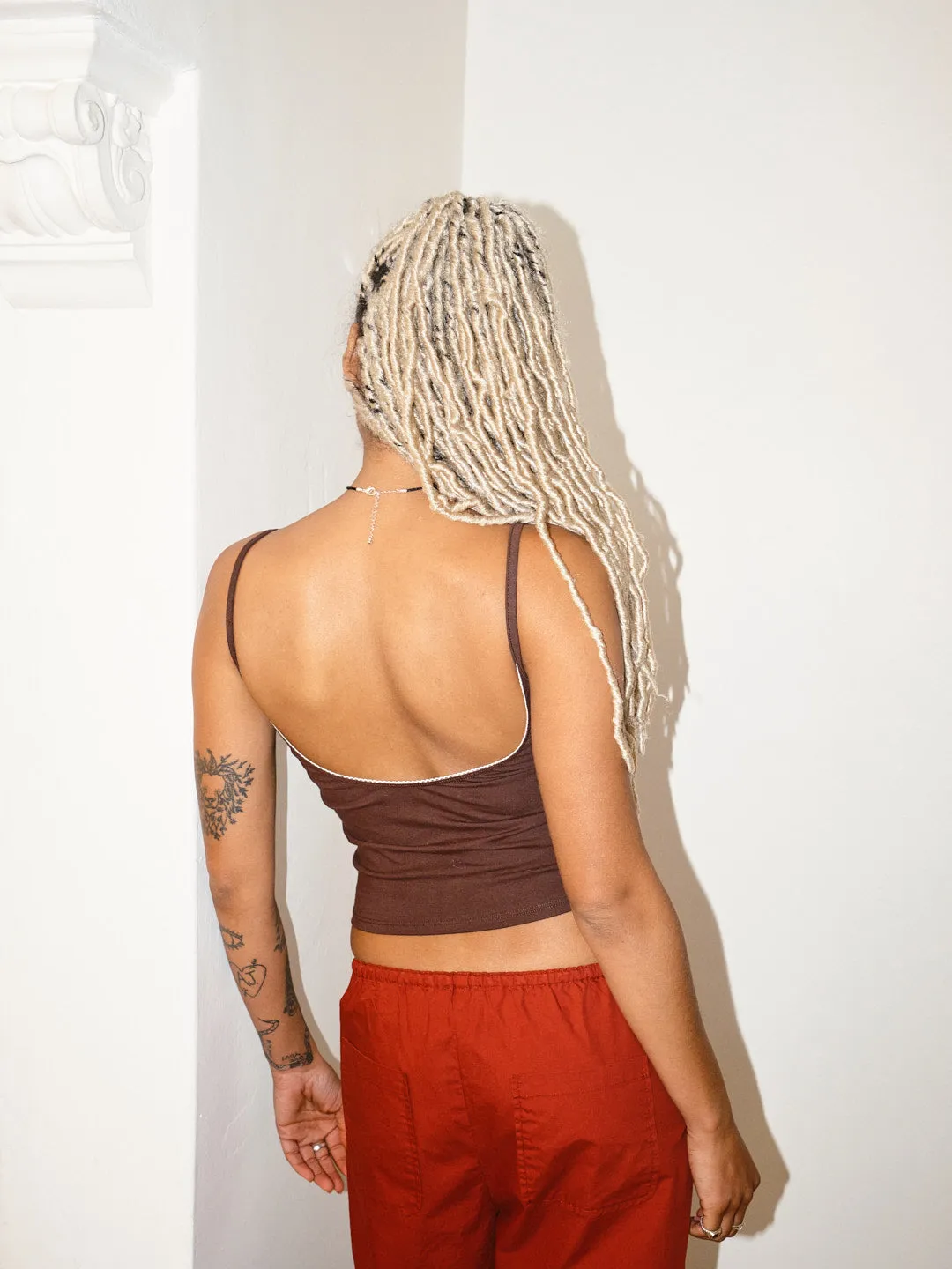 Scoop Back Cami - Mocha sold by Lisa Says Gah product image thumbnail 2