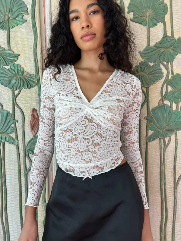 Aurelia Top - Vanilla Lace sold by Lisa Says Gah