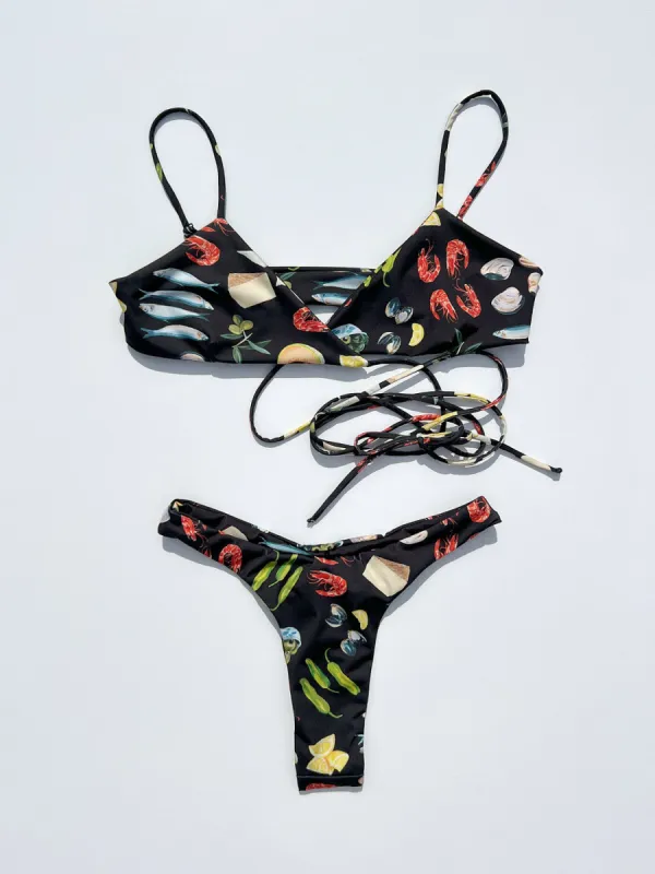 Daphne Two Piece - Tapas Black made by Lisa Says Gah