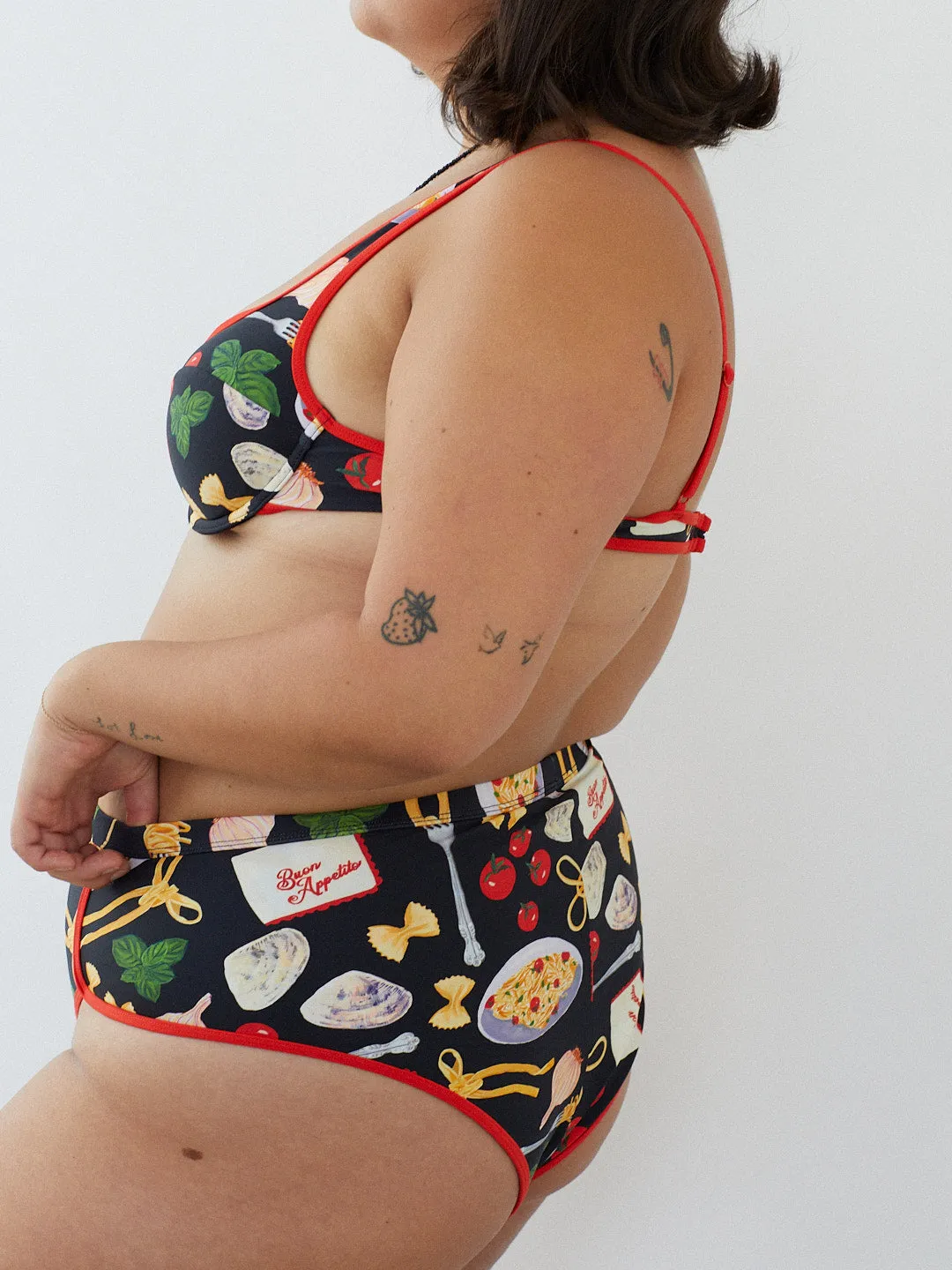 Surfrider Bottom - Buon Appetito Black sold by Lisa Says Gah product image thumbnail 2