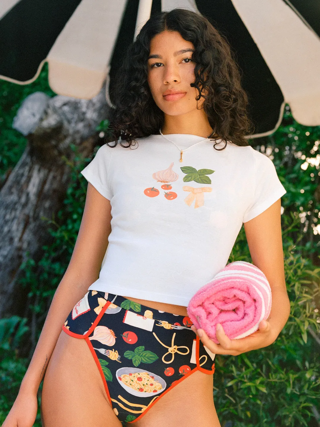 Surfrider Bottom - Buon Appetito Black sold by Lisa Says Gah product image thumbnail 5