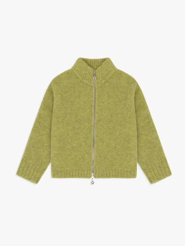 Gemma Zip Up - Green Marble made by Lisa Says Gah