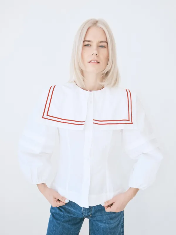 Elise Blouse - White sold by Lisa Says Gah