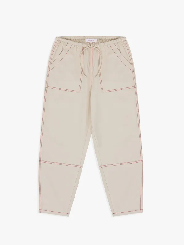 Ivy Pant - Cream/Red sold by Lisa Says Gah