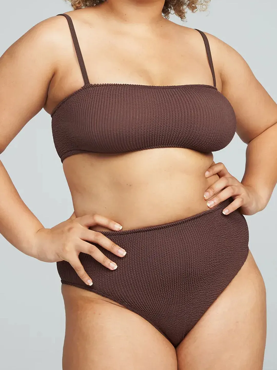 Poise High Waist Two-Piece - Espresso sold by Lisa Says Gah product image thumbnail 3