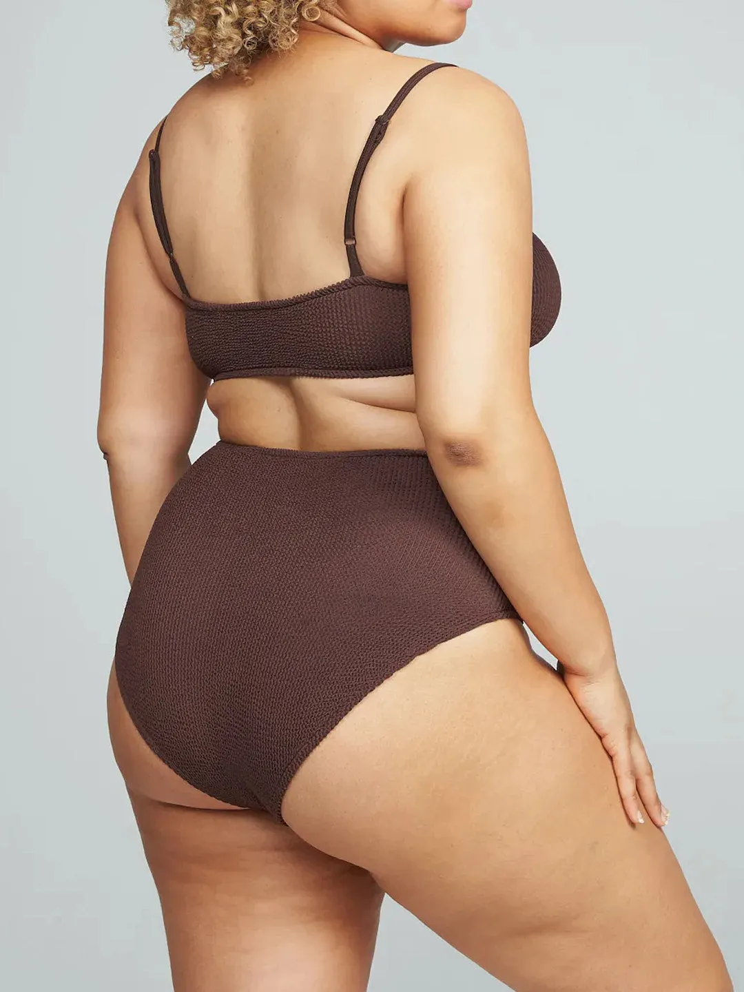 Poise High Waist Two-Piece - Espresso sold by Lisa Says Gah product image thumbnail 4