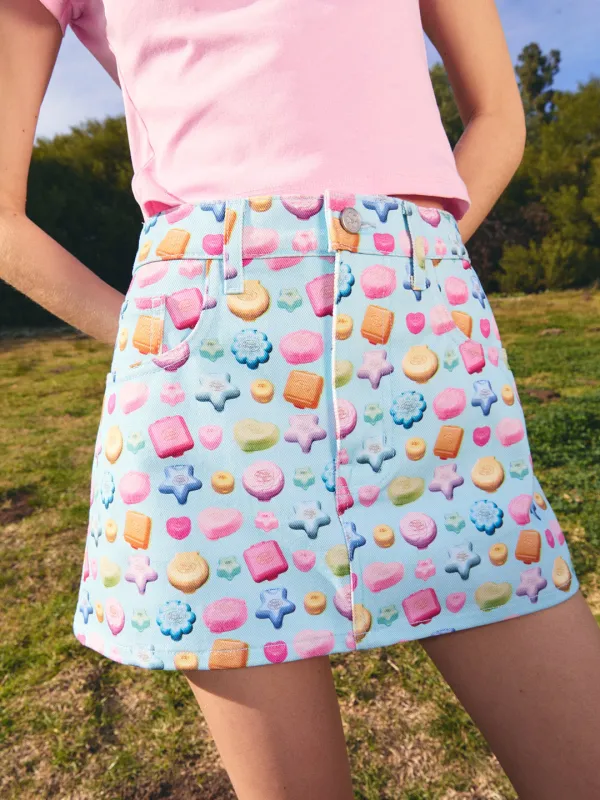 Chloe Mini Skirt - Polly Pocket™ Nostalgia Print sold by Lisa Says Gah
