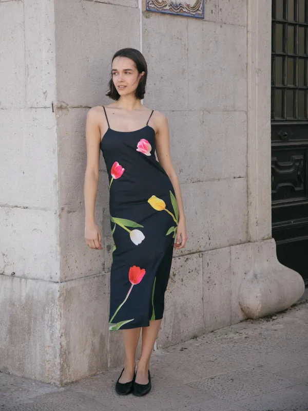 Tulip Dress - Black sold by Lisa Says Gah