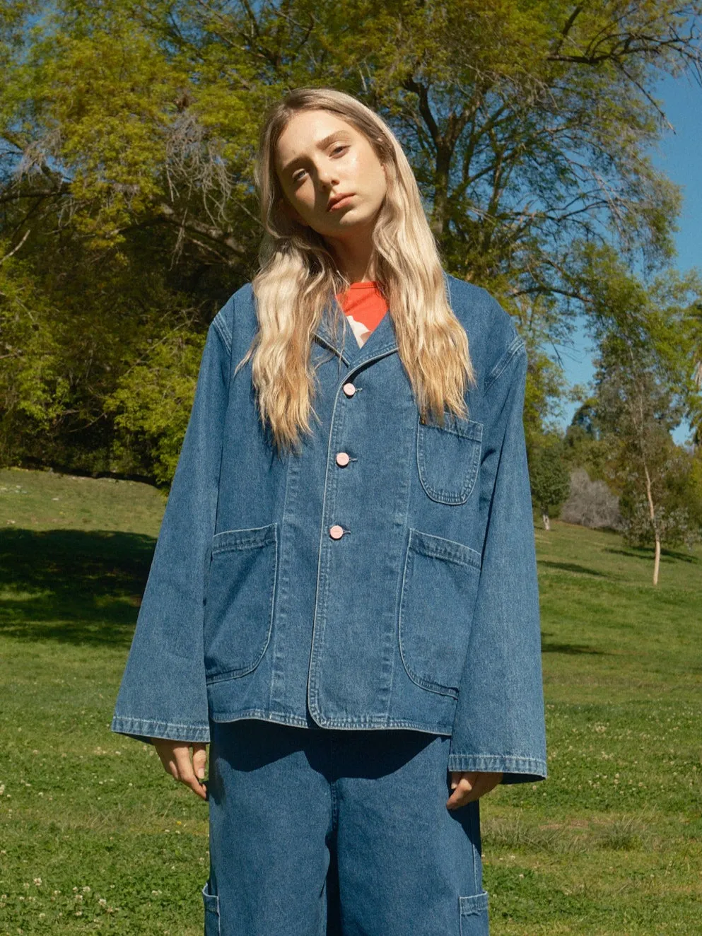 Forager Jacket - Washed Denim sold by Lisa Says Gah