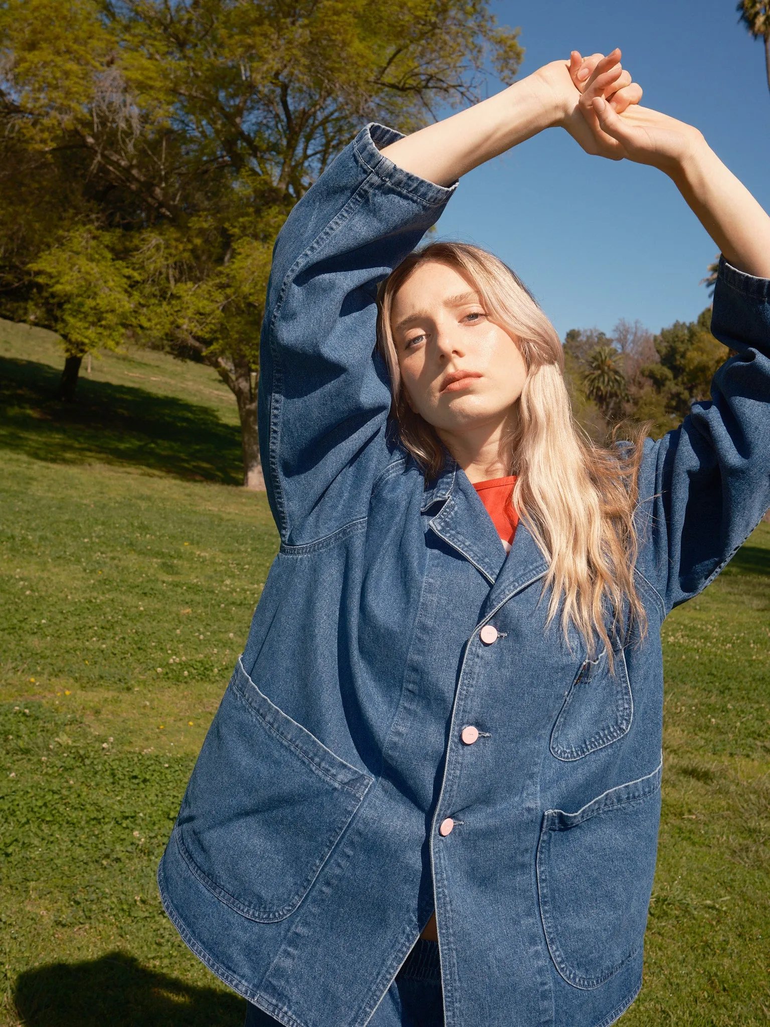 Forager Jacket - Washed Denim sold by Lisa Says Gah product image thumbnail 2