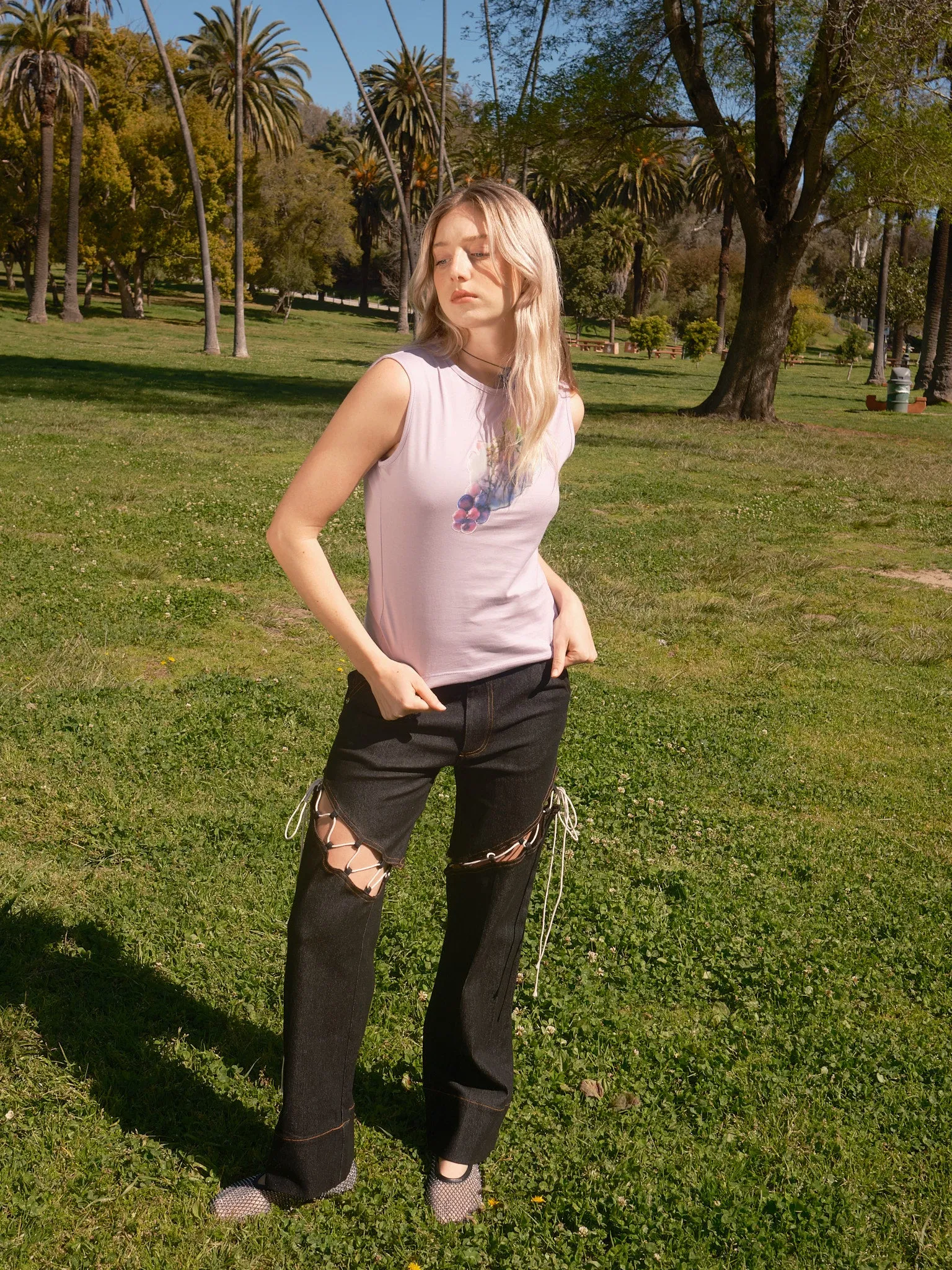 Link Pants - Blueberry Denim sold by Lisa Says Gah product image thumbnail 4