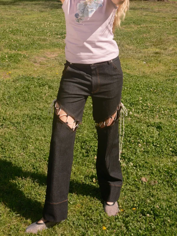 Link Pants - Blueberry Denim made by Lisa Says Gah