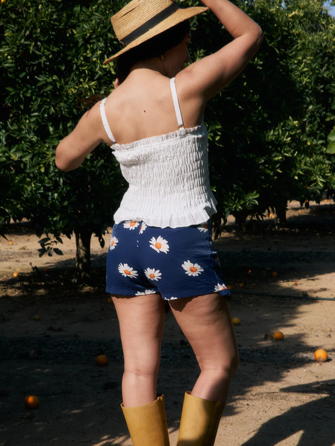 Christy Skort - Navy Daisy sold by Lisa Says Gah product image thumbnail 4