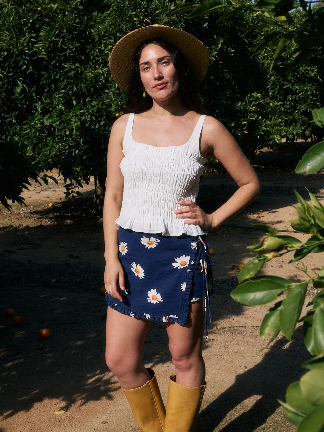 Christy Skort - Navy Daisy sold by Lisa Says Gah product image thumbnail 5