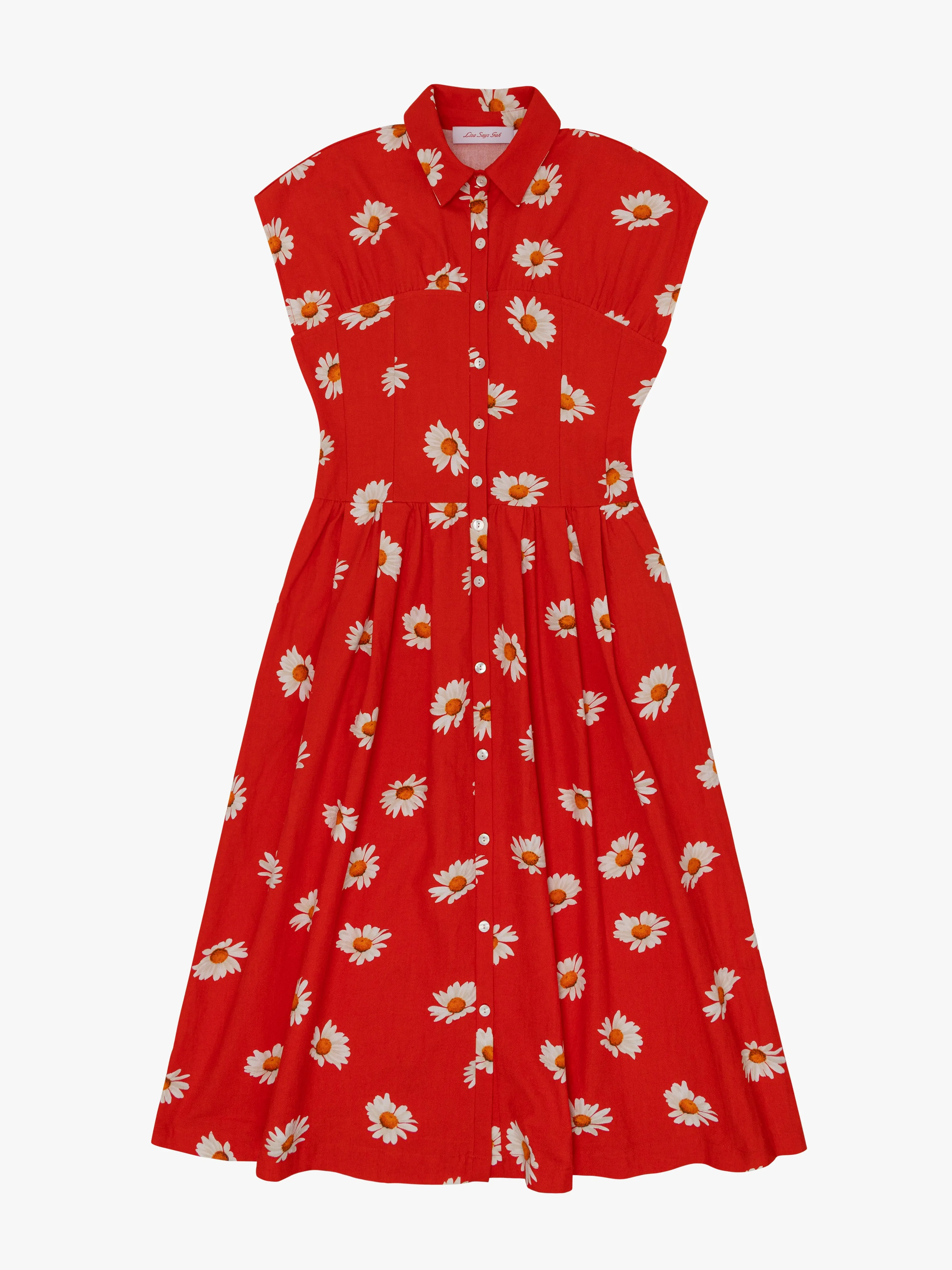 Joan Dress - Red Daisy sold by Lisa Says Gah product image thumbnail 2