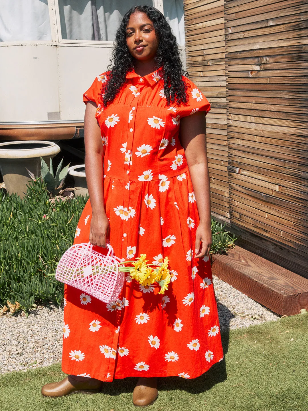 Joan Dress - Red Daisy sold by Lisa Says Gah product image thumbnail 4