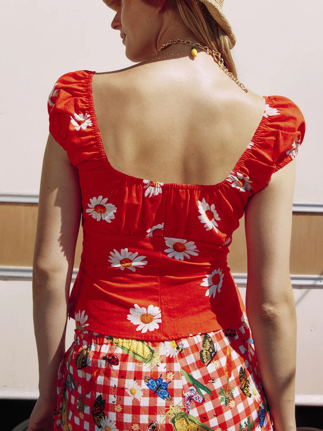 Pat Top - Red Daisy sold by Lisa Says Gah product image thumbnail 3