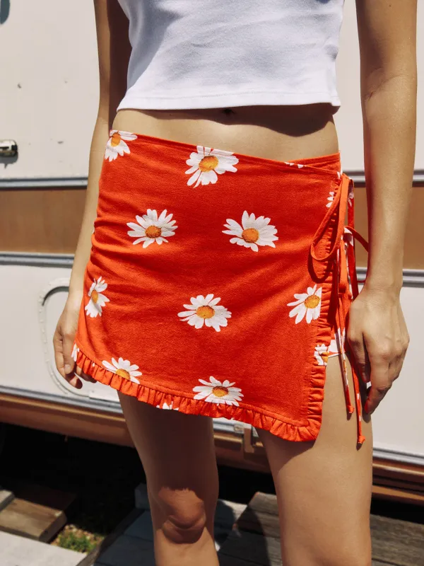 Christy Skort - Red Daisy sold by Lisa Says Gah