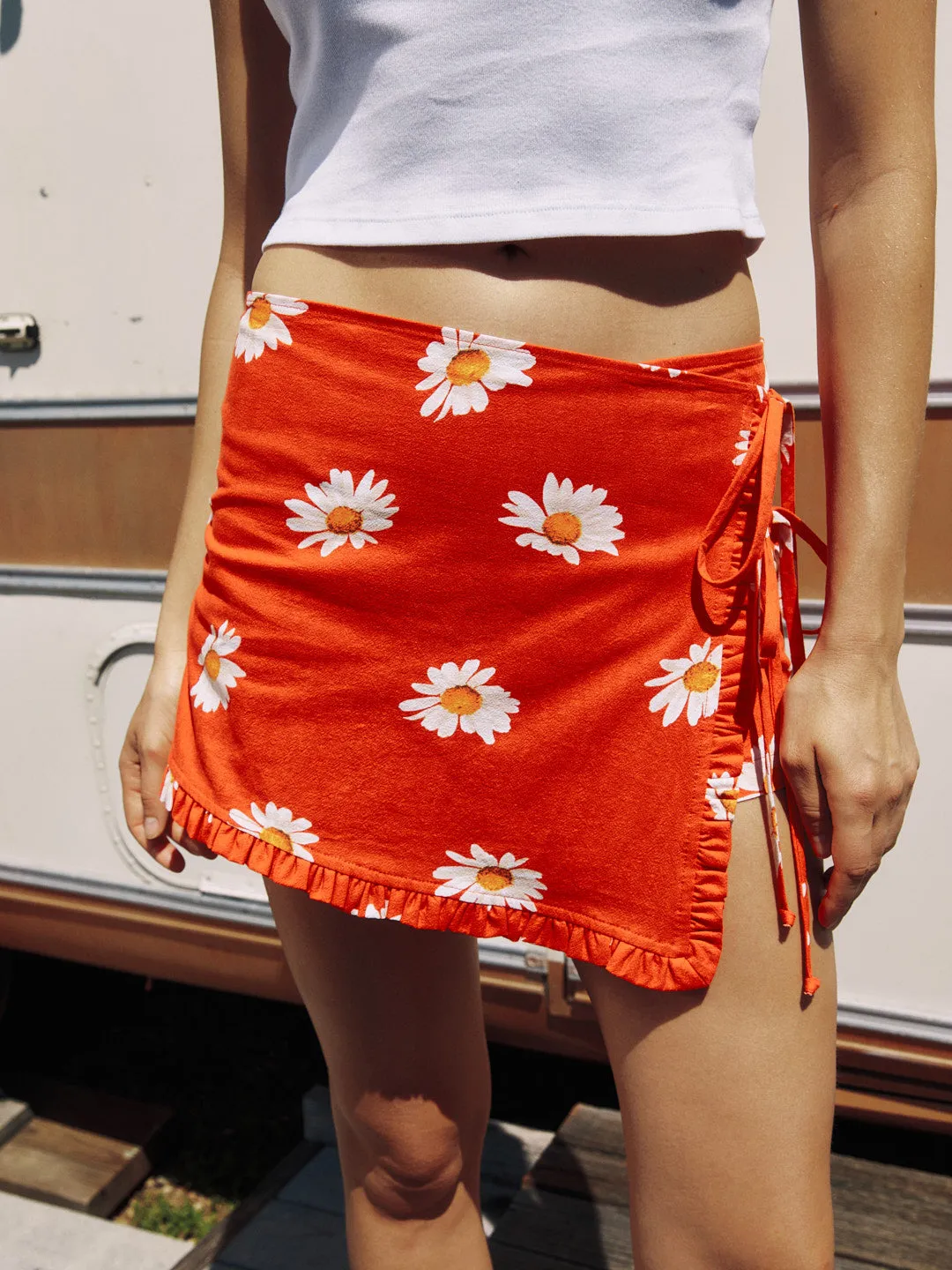 Christy Skort - Red Daisy sold by Lisa Says Gah
