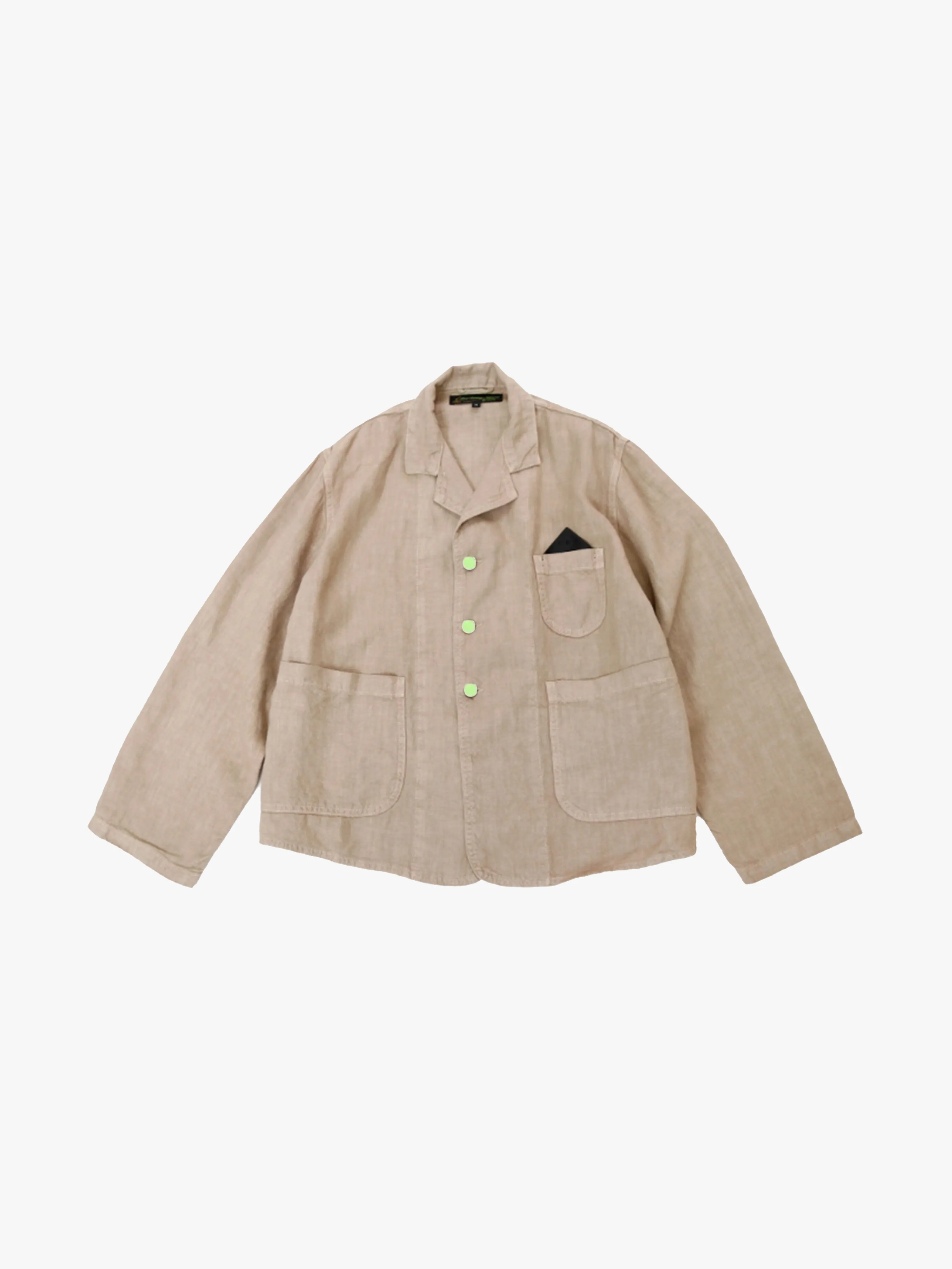 Linen Forager Jacket - Flour sold by Lisa Says Gah product image thumbnail 2