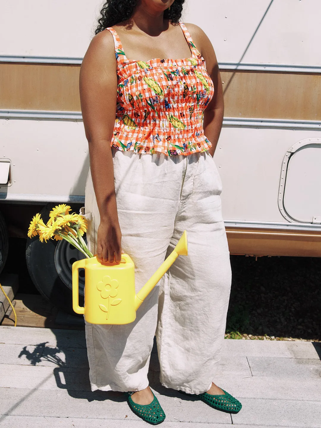 Linen Chef Pant - Flour sold by Lisa Says Gah product image thumbnail 5