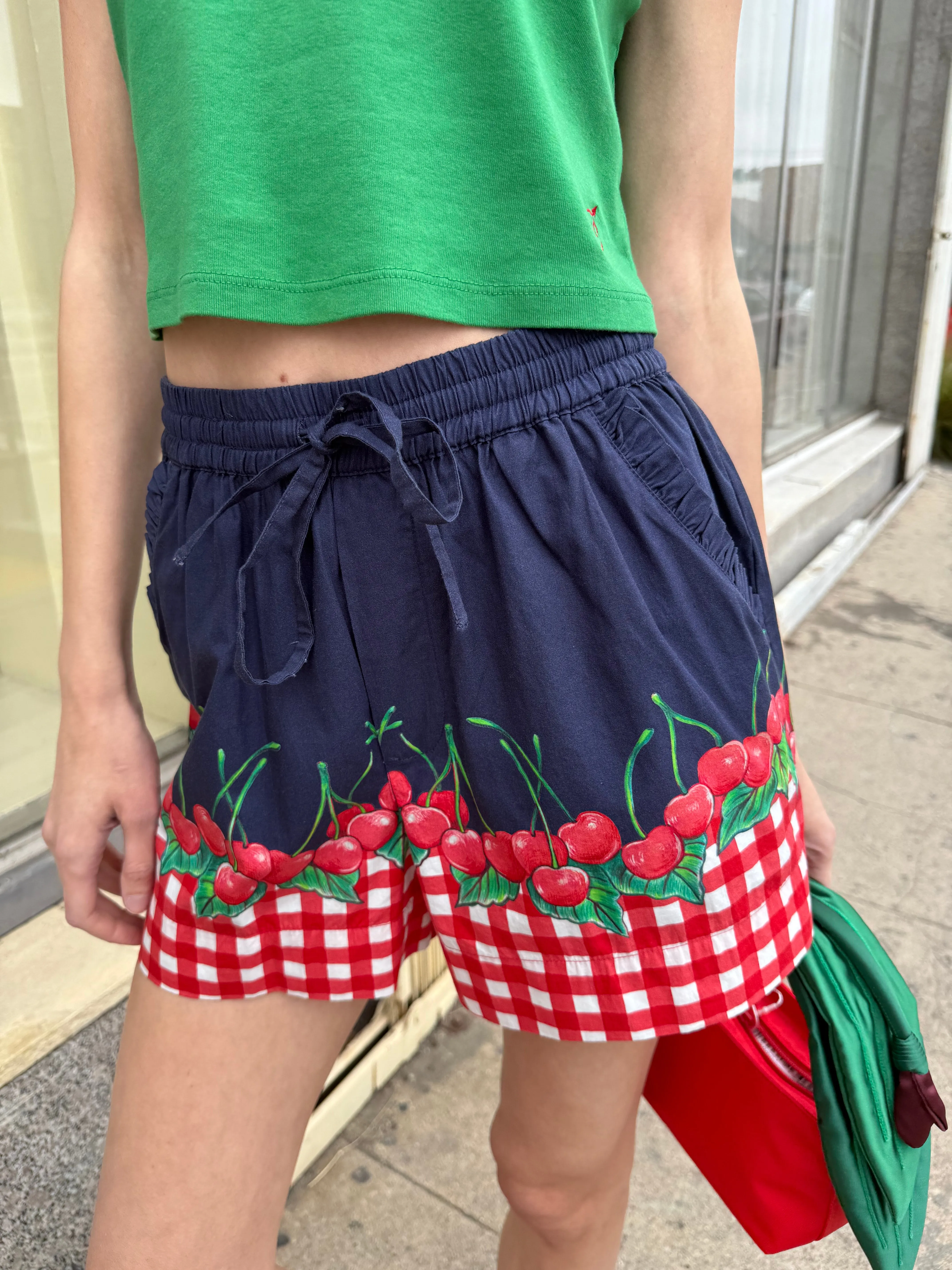 Pull On Shorts - Cherry Pie sold by Lisa Says Gah product image thumbnail 3