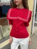 Keisha Blouse - Cherry Red sold by Lisa Says Gah