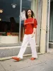 Keisha Blouse - Cherry Red sold by Lisa Says Gah