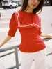 Keisha Blouse - Cherry Red sold by Lisa Says Gah