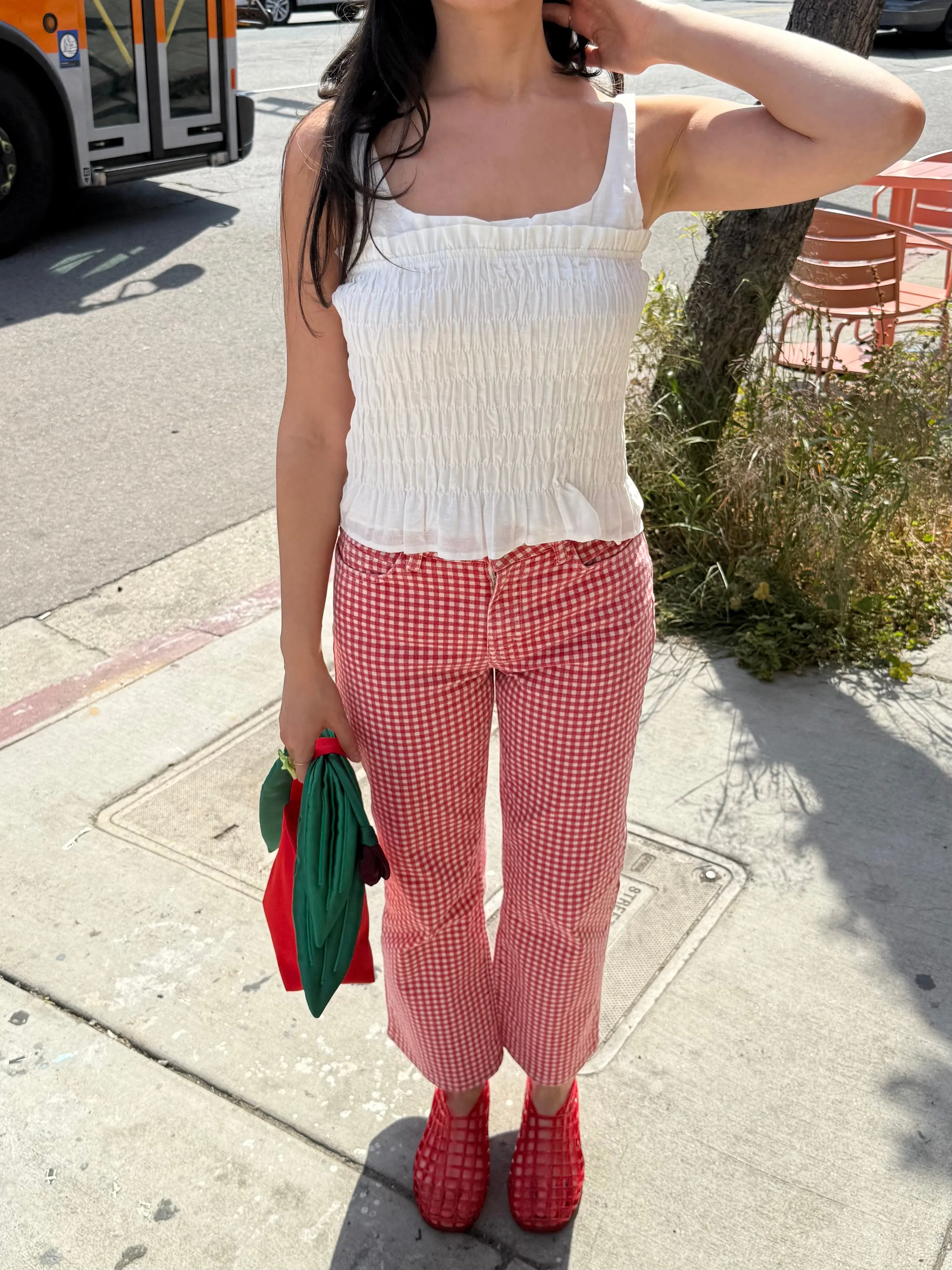 Kenny Jeans - Red Gingham sold by Lisa Says Gah product image thumbnail 4