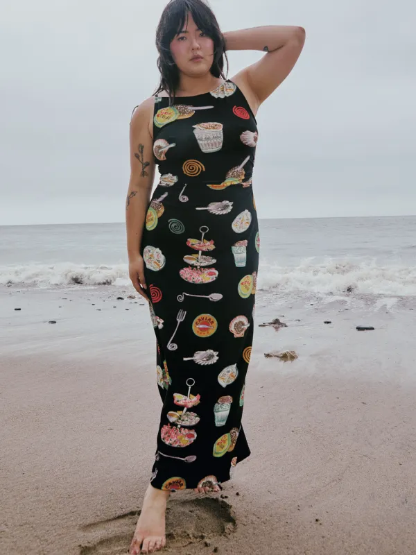 Maya Dress - Caviar Dreams Black sold by Lisa Says Gah