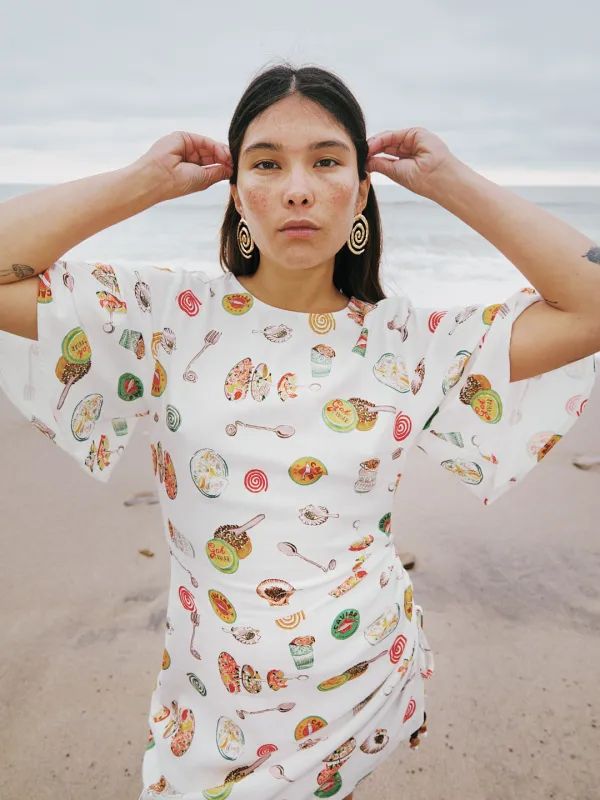 Belle Dress - Caviar Dreams White sold by Lisa Says Gah