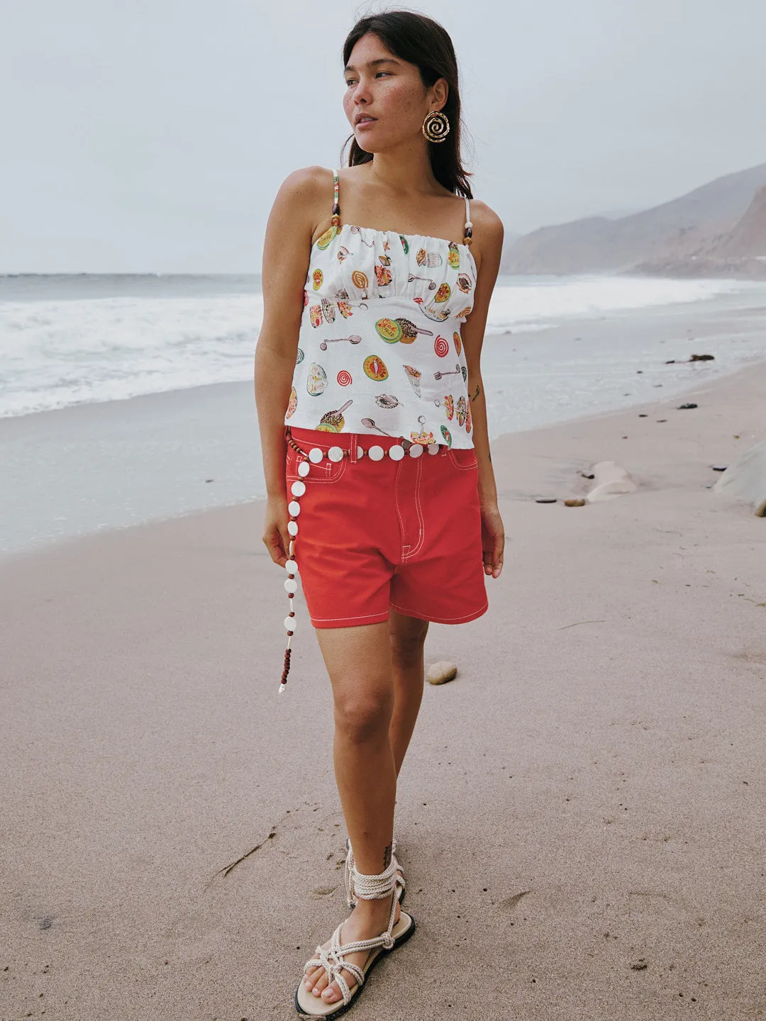 Cleo Cami - Caviar Dreams White sold by Lisa Says Gah product image thumbnail 4