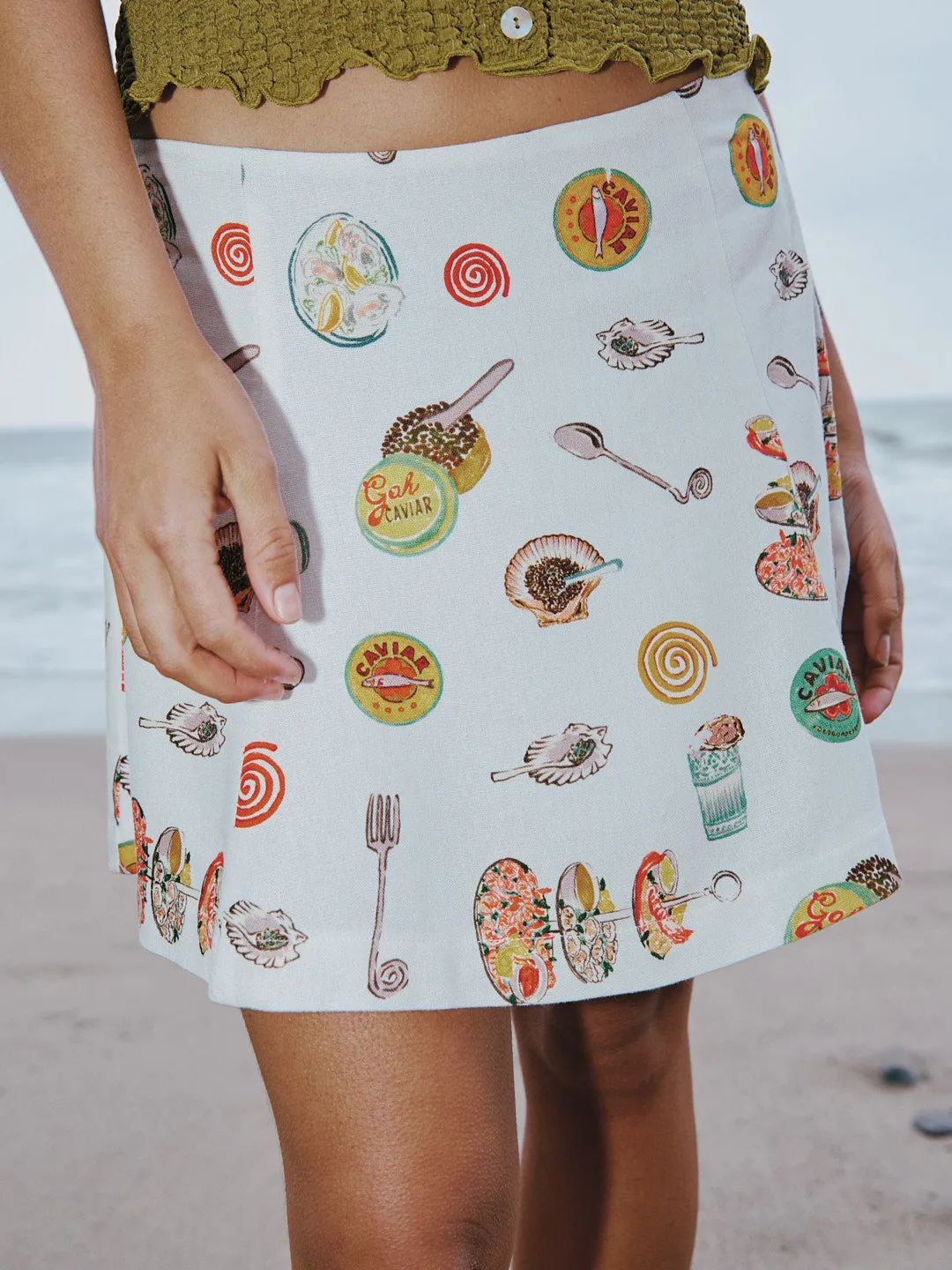 Star Skirt - Caviar Dreams White sold by Lisa Says Gah product image thumbnail 3