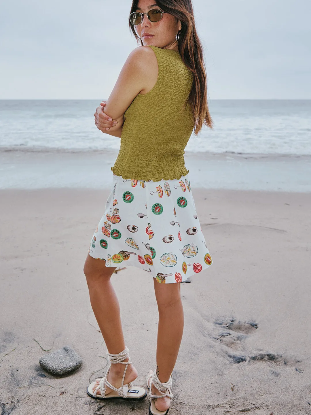 Star Skirt - Caviar Dreams White sold by Lisa Says Gah product image thumbnail 5