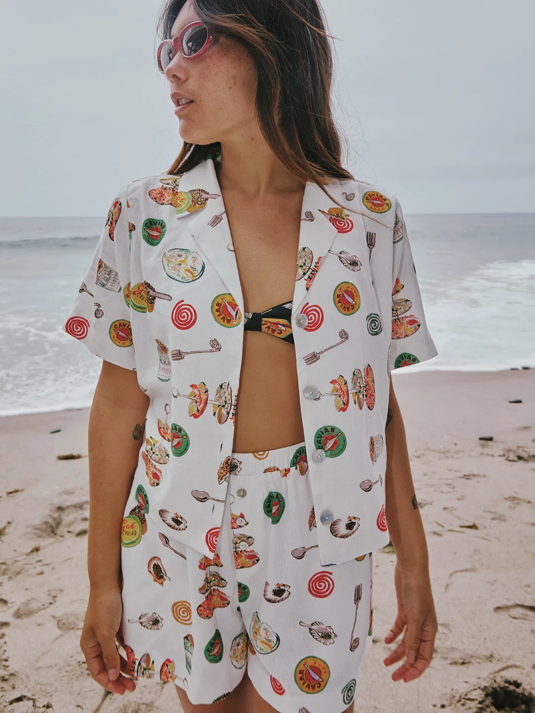 Nikki Top - Caviar Dreams White sold by Lisa Says Gah