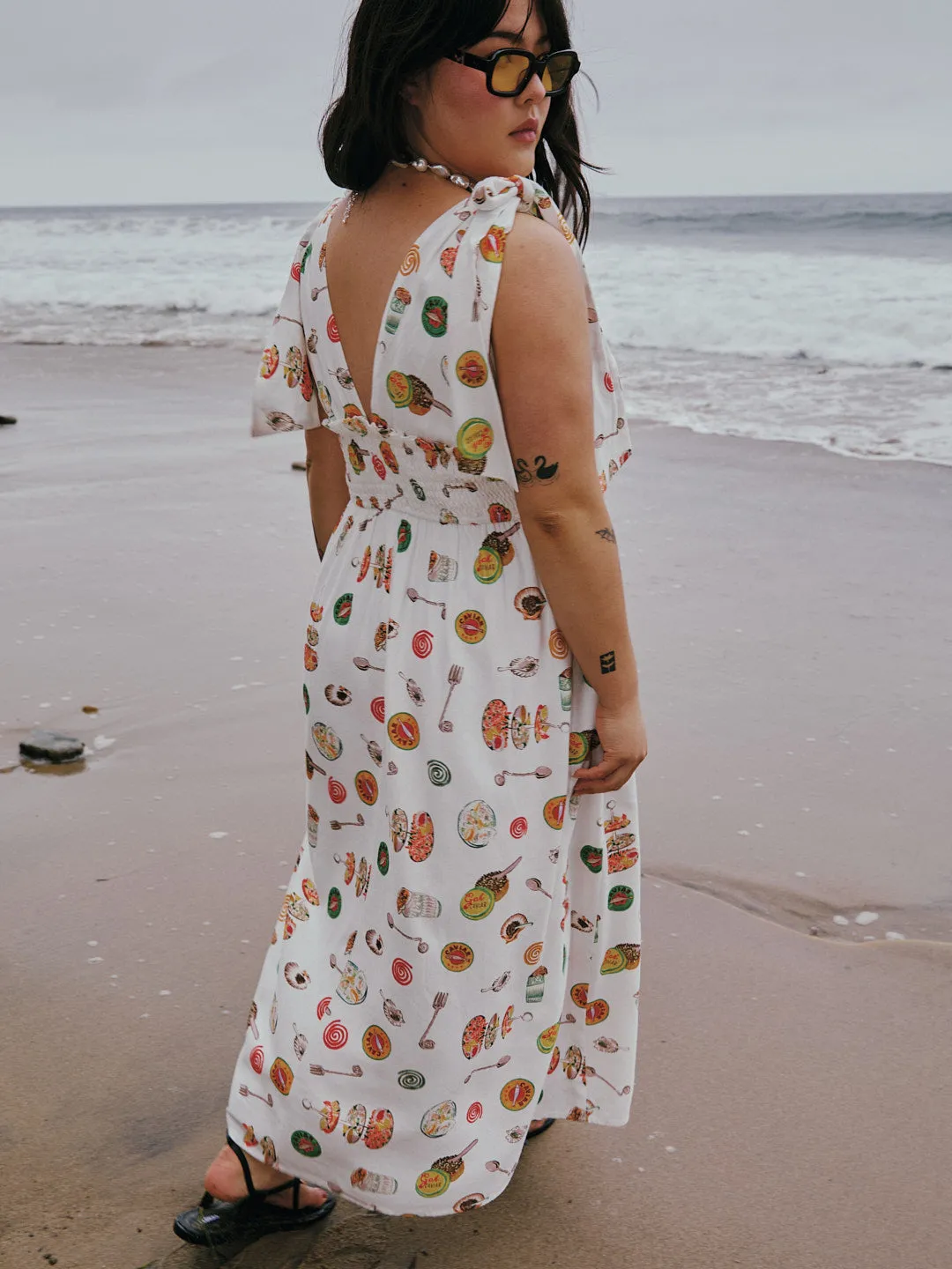 Monroe Dress - Caviar Dreams White sold by Lisa Says Gah product image thumbnail 4