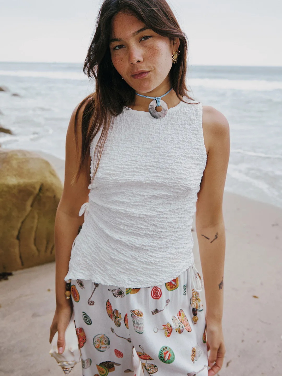 Erin Tank - White sold by Lisa Says Gah product image thumbnail 2