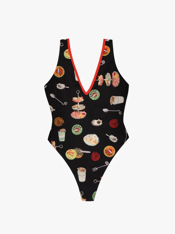 Gena One Piece - Caviar Dreams Black sold by Lisa Says Gah