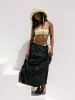 Jezebel Shirred Bow Bikini Top - Butter Spot sold by Lisa Says Gah