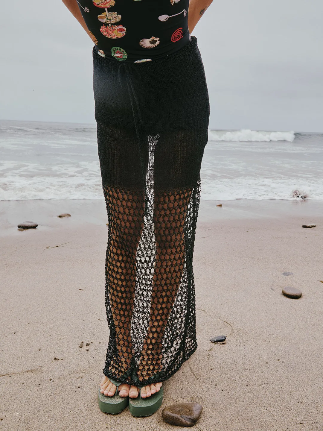 Elea Tricot Skirt - Black sold by Lisa Says Gah