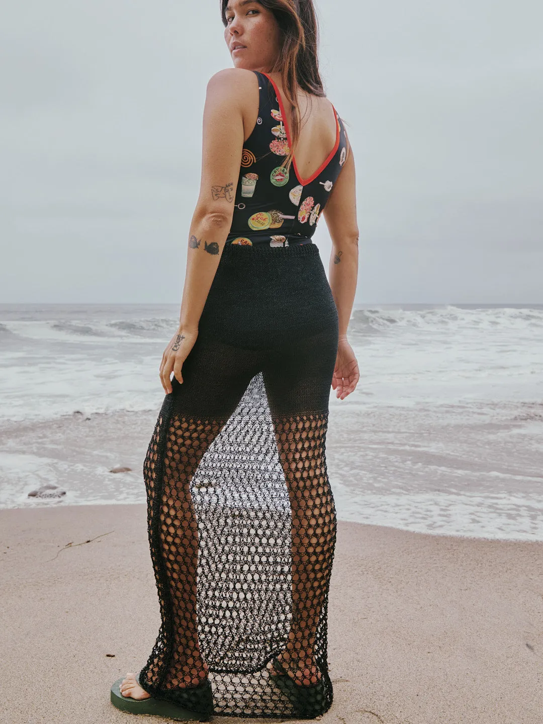 Elea Tricot Skirt - Black sold by Lisa Says Gah product image thumbnail 2