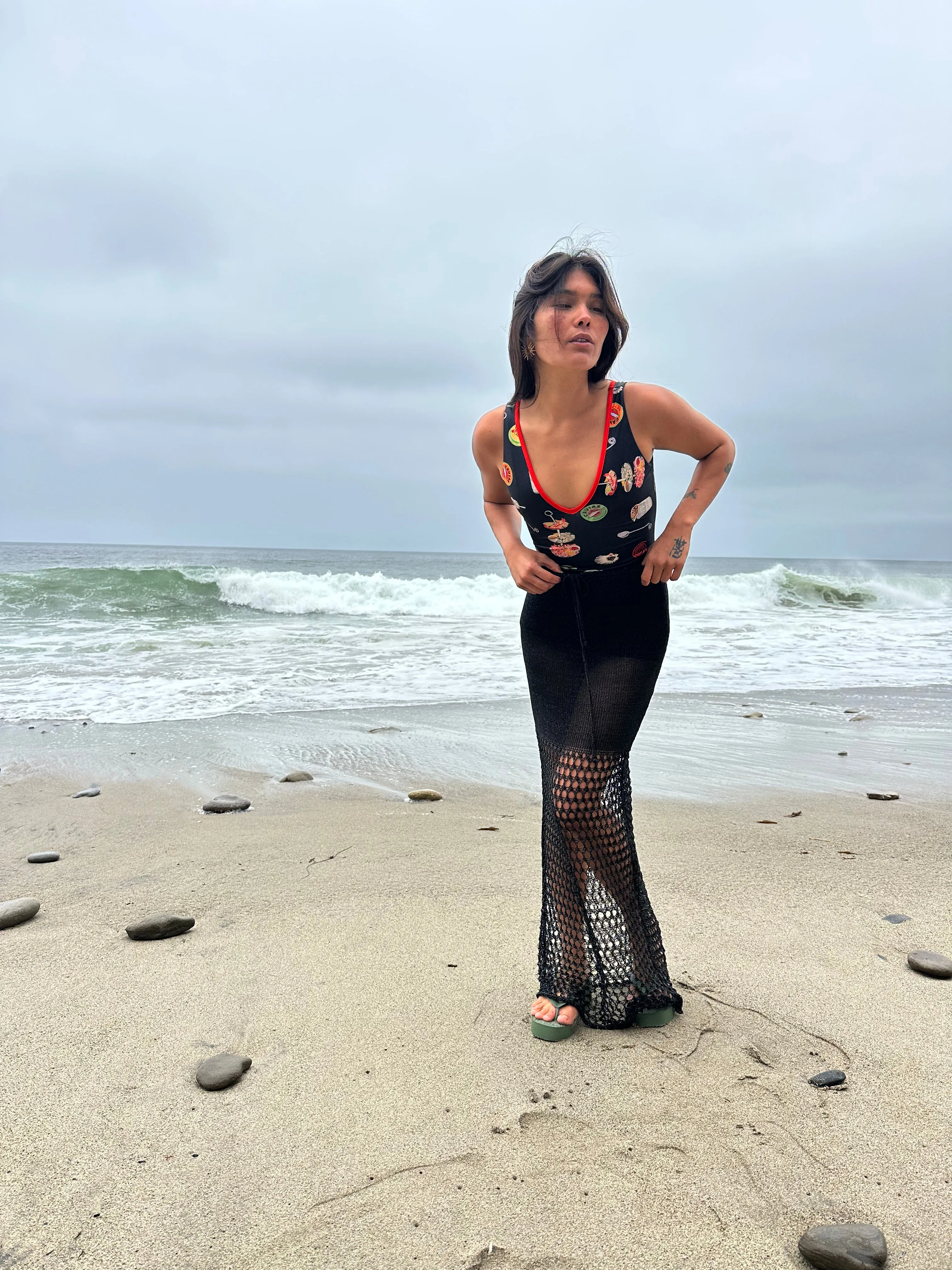 Elea Tricot Skirt - Black sold by Lisa Says Gah product image thumbnail 4