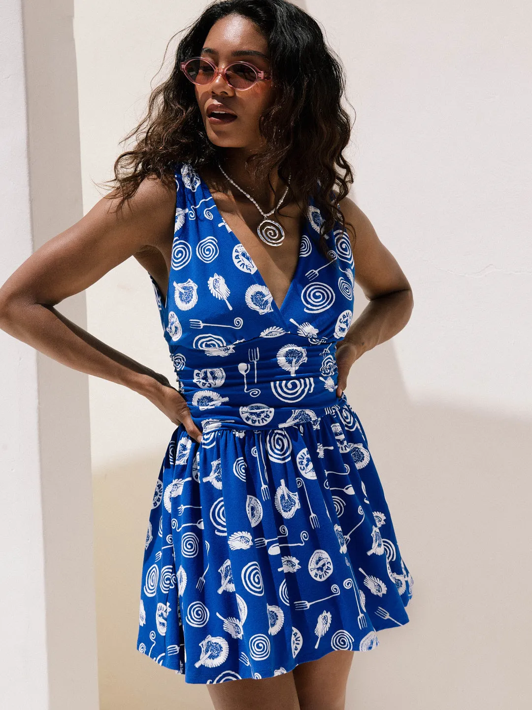 Mila Dress - Caviar Dreams Blue sold by Lisa Says Gah