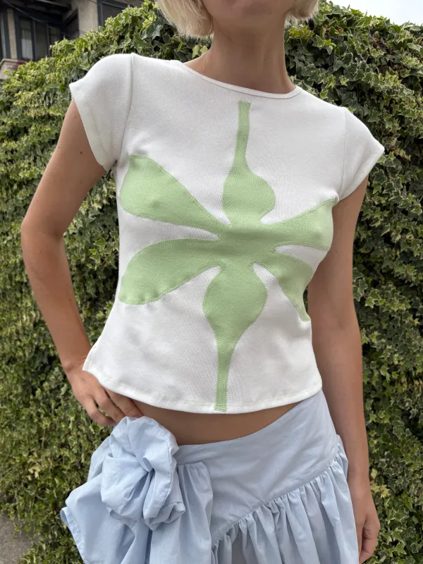 In Bloom Tee - Clover sold by Lisa Says Gah