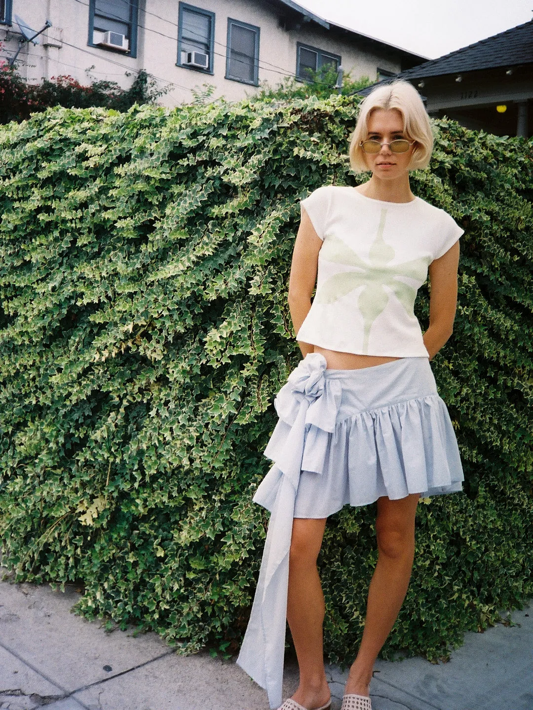 Willow Mini Skirt - Ocean sold by Lisa Says Gah product image thumbnail 2