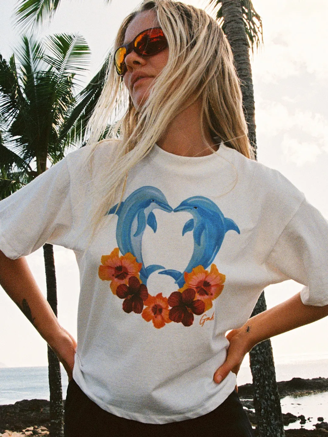 Charlie Tee - Dolphins sold by Lisa Says Gah