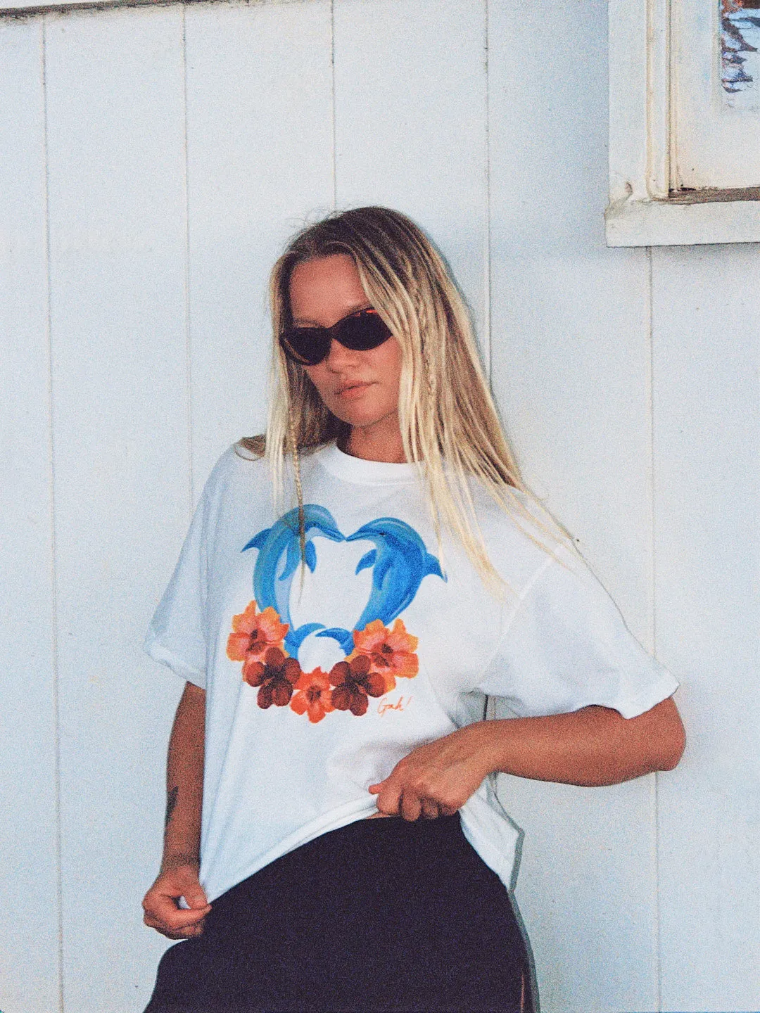 Charlie Tee - Dolphins sold by Lisa Says Gah product image thumbnail 4