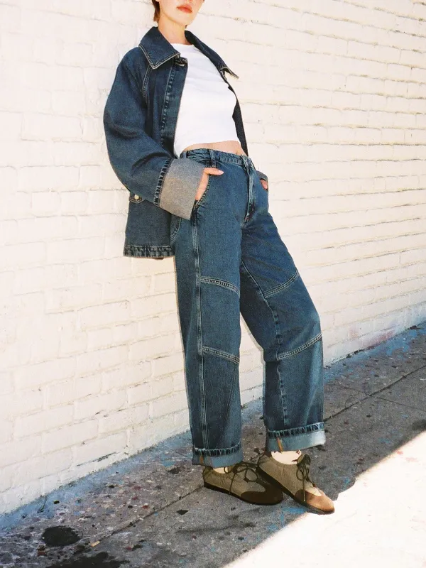 Drew Jeans - Dusty Wash made by Damson Madder