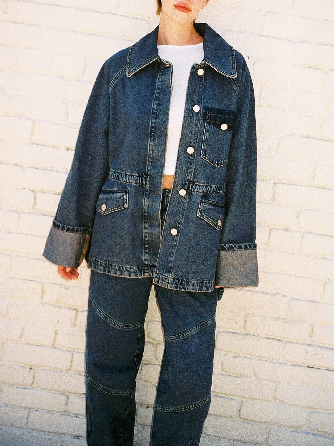 Emilie Workwear Jacket - Dusty Wash sold by Lisa Says Gah product image thumbnail 5